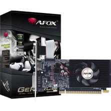 Afox Geforce GT730 4gb Ddr3 128BIT AF730-4096D3L5 DVI HDMI VGA Lp Single Fan Retail Pack Ekran Kartı (Kdo)