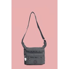 Westbag Kadın Günlük Krinkıl Omuz Çantası Çok Cepli Fermuarlı Postacı Çantası