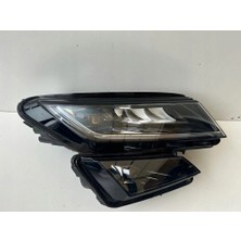 Tyc Skoda Kodiaq (2016 Yılında Çıkan Kasa) Ön Far LED Gündüz Farlı Elektrikli Motorlu Sağ (Oem No: 566941016)