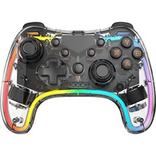 Frisby FGP-3854WT USB Android Tv Pv-Ps3 Nintendo 2.4 Kablosuz Rgb Işıklı Game Pad (Kdo)