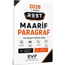 Evp Akademi 2028 Rest Serisi Maarif Model Paragraf Soru Bankası 100 Özgün Tematik Soru Çözümlü