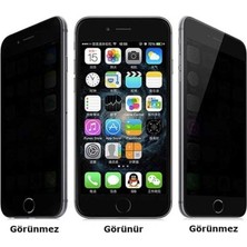 MCasering Iphone 8 Plus Hayalet Ekran Gizli Kaplayan Kırılmaz Cam Seramik Nano Ekran Koruyucu Siyah