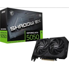Msi VGA Geforce Rtx 5050 8g Shadow 2x Oc RTX5050 8gb G Geforce Rtx™ 5050 8 GB Ekran Kartı (Kdo)