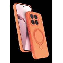 Royaleks Newface Xiaomi Mi 17T Pro Regal Magsafe Standlı Kapak - Turuncu