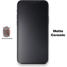 Dtech Iphone 8 Plus Cam Koruyucu Mat Seramik Nano 9d Ekranı Tam Kaplayan - Siyah