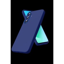 Royaleks Newface Samsung Galaxy S26 Fe Nano Içi Kadife Silikon - Lacivert