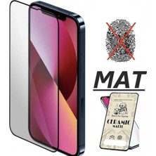 MCasering Iphone 12 Iphone 12 Pro Mat Seramik Cam Nano Esnek Kırılmaz Full Tam Kaplayan Ekran Koruyucu