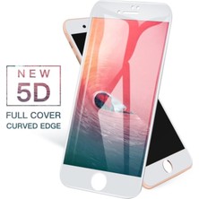 Aksesuarium Iphone 7 Plus Beyaz 5d Ultra Kavisli Ekran Koruyucu Kırılmaz Cam