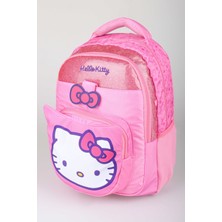 x Dekomus Lisanslı Hello Kitty Glitter Bow Collection Büyük Boy Okul Çantası