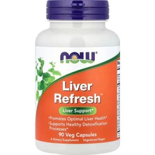 Now Foods Liver Refresh Milk Thistle Artichoke Glutathione  90 Veg Capsules