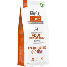 Brit Mono Protein Medium Adult 12KG Hypoallergenic Kuzu Etli Yetişkin Köpek Maması