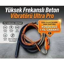 Kaya 55LİK Ultrapro Seri Kendinden Konvertörlü Beton Vibratörü 220V