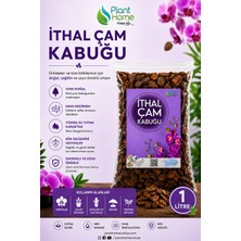 Plant Home Power Mix Çam Kabuğu Plant Home 1 Litre Orkide Toprağı Özel Türler İçin Uygun