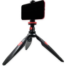 Cep Telefonu ve Kamera Için Çok Fonksiyonlu 3 Ayak Tripod + Telefon Tutucu - FC064