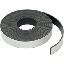 Dünya Magnet 5 Metre Yapışkanlı Şerit Mıknatıs Magnet Kes Kullan Kalınlık: 2 Mm, Genişlik