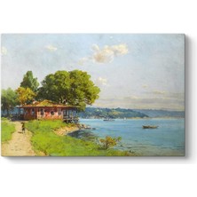 Hoca Ali Rıza - Istanbul Tablosu 90 x 60