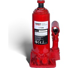 Astra LED 3 Ton Kapasiteli Hidrolik Şişe Kriko Kompakt ve Taşınabilir Otomobil Traktör Uyumlu