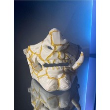 Kintsugi Oni Maskesi, Samurai Oni Mask, Samuray Maskesi, Onimask2
