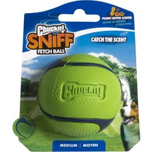 Chuckit! Sniff Ball Köpek Oyuncağı, Dayanıklı Yüksek Sıçrama Fıstık Ezmesi Kokulu Kauçuk