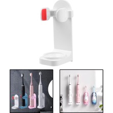 Microcase Yapışkanlı Duvara Monte Şarjlı Diş Fırçası Tutucu STAND-AL4802 (Siyah)