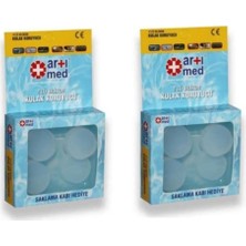 Artimed Silikon Kulak Tıkacı 4'lü x 2 Adet, Beyaz