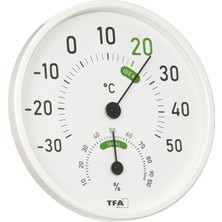 Tfa Dostmann Analog Termal Higrometre, 45.2045.02, Iç ve Dış Mekan Için, Renkli Konfor Bölgeler