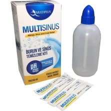 Multiplus Burun ve Sinüs Temizleme Kiti 20X240 ml 20 Adet Solüsyonlu