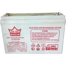 Ortec 12V 100AH Solar Sistem Jel Aküsü