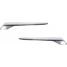 TŞT Opel Insignia 2017-2020 Ön Panjur Çıtası Nikelaj Set (Oem No: 39106649)