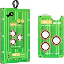 Pro Max Için Cl-19 Kamera Lens Koruyucu Köşeli Turuncu