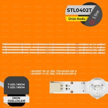 Hsc Bilişim 80 cm Tv LED Bar Seti