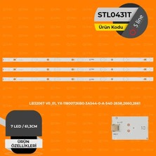 Hsc Bilişim 61,3 cm Tv LED Bar Seti