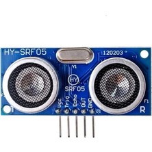 HY-SRF05 2-450 cm Ultrasonik Mesafe Sensörü - 5 Pin