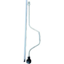 1 Adet El Krank Bijon Anahtarı 665MM Boy 19 mm Uç
