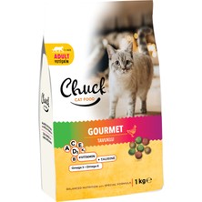 Chuck 1 kg Tavuk Etli Gurme Kuru Kedi Maması