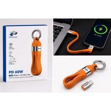 Azurtech Rs2 Type-C Pd 60W Hızlı Şarj Kablosu – 40GBPS Veri Aktarımı, 8k Usb4, Örgü Tasarım