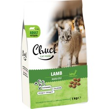 Chuck 1 kg Kuzu Etli Kuru Kedi Maması