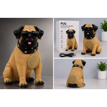 Azurtech Pug Tipi Köpek Tasarımlı Bluetooth Hoparlör – Yüksek Ses Kalitesi, Uzun Pil Ömrü, Bt Destekli