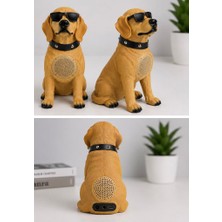 Azurtech Golden Retriever Tipi Köpek Tasarımlı Bluetooth Hoparlör – Yüksek Ses Kalitesi, Uzun Pil Ömrü, Bt Destekli