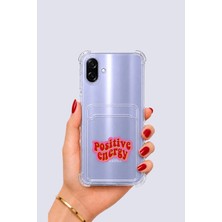 Dolozena Samsung Galaxy A07 Kartlıklı Pozitif Enerji Desenli Kılıf