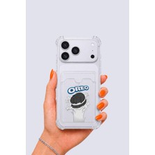 Dolozena iPhone 17 Pro Max Kartlıklı Oreo Desenli Kılıf