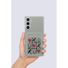 Dolozena Samsung Galaxy A54 Kartlıklı Xoxo Desenli Kılıf