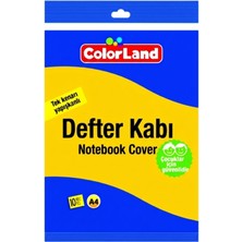 Colorland Hazır Defter Kabı A4 10LU Sarı