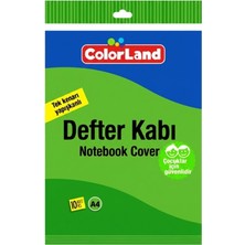 Colorland Hazır Defter Kabı A4 10LU Yeşil