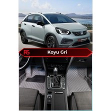 Honda Jazz Hybrid Crosstar Koyu Gri 8d Diamond Premium Deri Oto Paspas