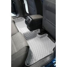 Fiat Grande Panda Açık Gri 8d Diamond Premium Havuzlu Deri Oto Paspas
