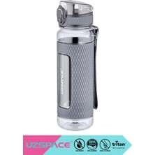 Uzspace 520 ml Silikon Korumalı Kaydırmaz Gövde Tritan Su Matarası