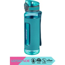 Uzspace 520 ml Silikon Korumalı Tritan Su Matarası Hafif ve Dayanıklı Kullanım için İdeal