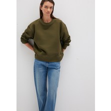 Mavi Bisiklet Yaka Haki Sweatshirt 1S10390-71589