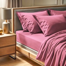 Rani Mobilya Rani Home  Çift Kişilik Çarşaf Gül Kurusu CF-6340